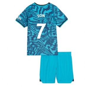 Tottenham Hotspur Son Heung-min #7 babykläder Tredje Tröja barn 2022-23 Korta ärmar (+ Korta byxor)